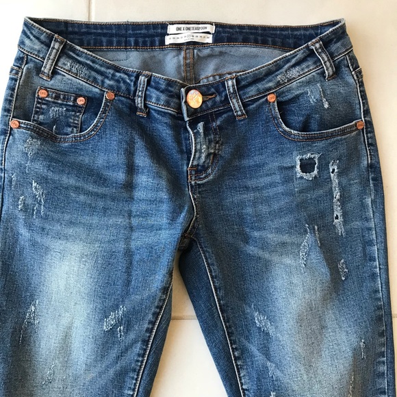 One Teaspoon Freebird II Low Waist Fitted Leg Jean - Picture 3 of 8